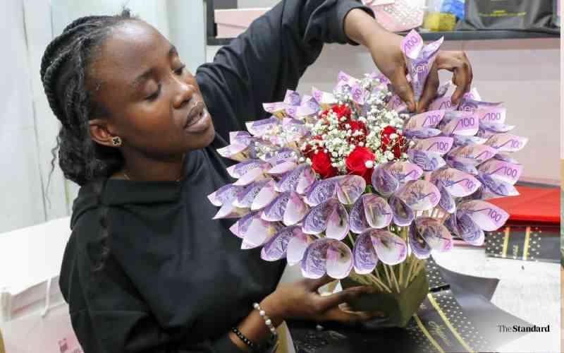 From roses to cash bouquets: How Kenyans celebrated Valentine's Day