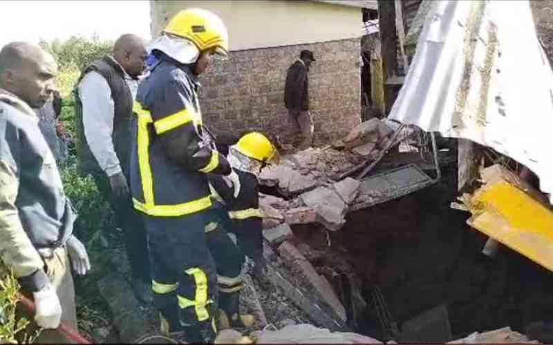 Four people buried alive after toilet collapses in Kericho