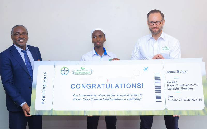 JKUAT student wins Bayer East ...