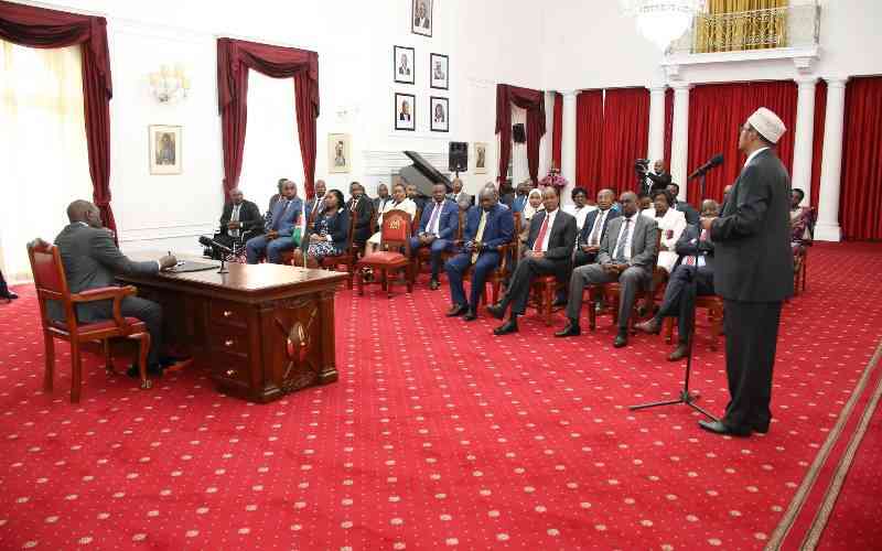 You're now our members, Ruto tells Jubilee MPs in State House amid Kioni's objection
