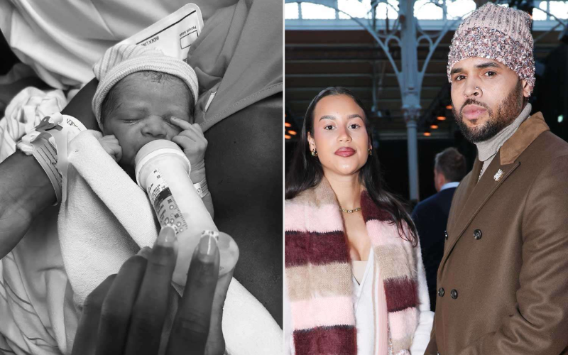 Chris Brown and Jada Wallace welcome first child together in private reveal