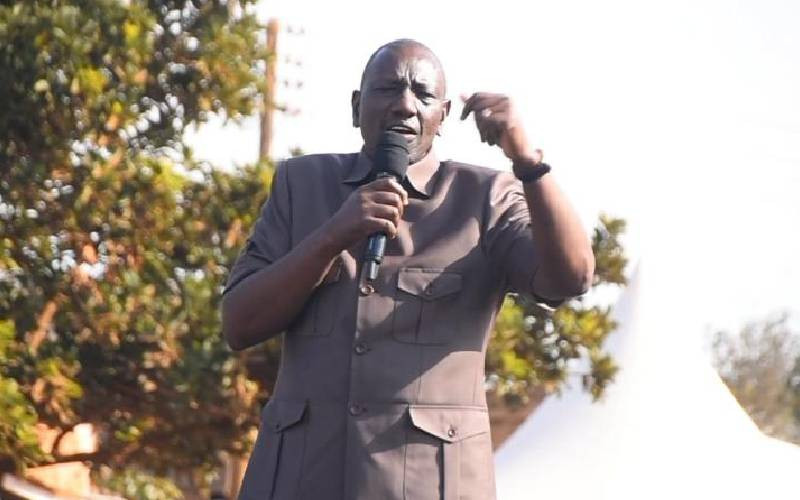 Let your children lead protests, Ruto tells Azimio leaders