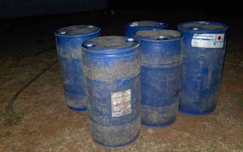 KRA intercepts 5000 litres of illicit ethanol near Nairobi's SGR corridor