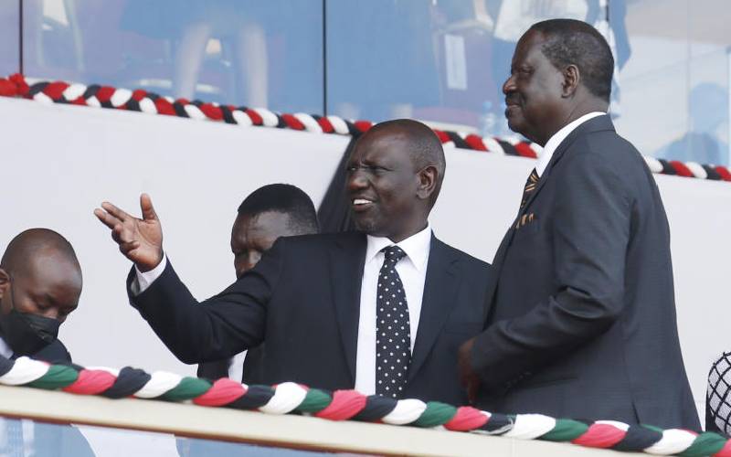 Baba vs  Six months: William Ruto, Raila Odinga take on each other after Jacaranda chaos