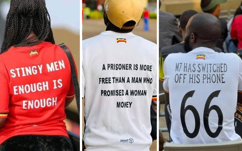Ugandan fans steal show at CHAN 2024 stadiums with hilarious jersey messages