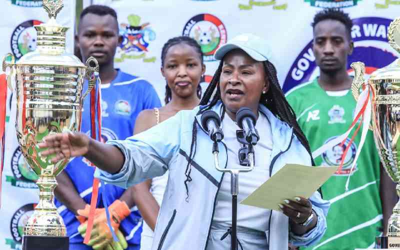 Wavinya announces plan to establish County Soccer league