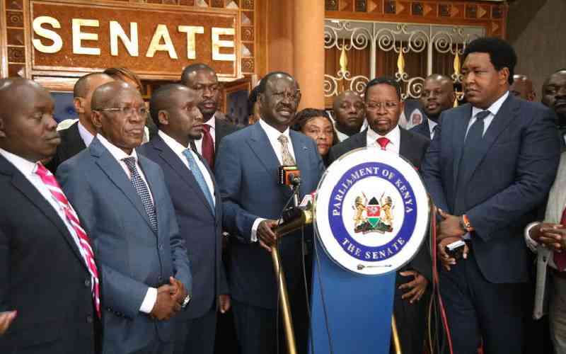Raila backs bid to make Senate upper house