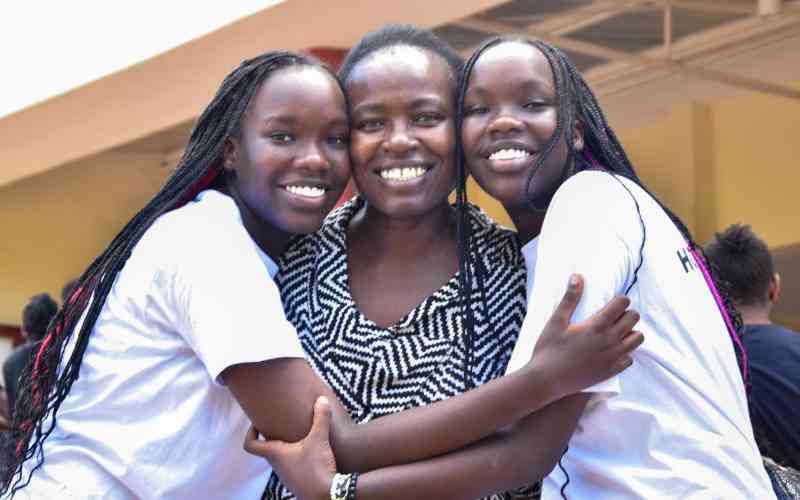 Joy as twins excel in national exam results