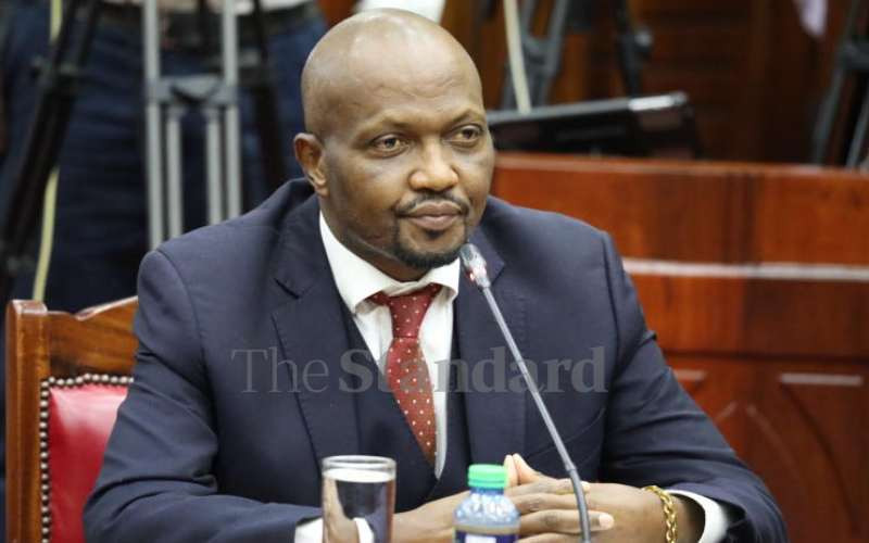 Moses Kuria vows to evict squatters from Portland land