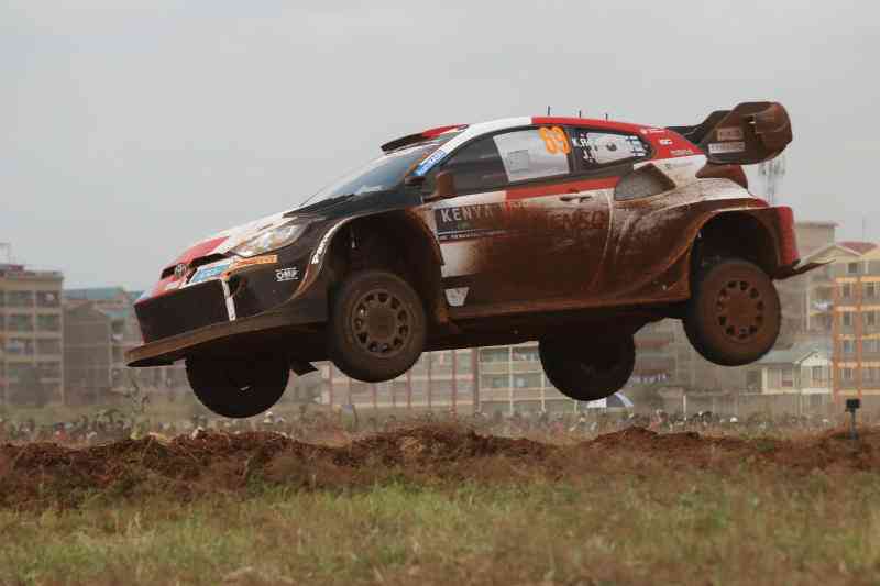 WRC Safari Rally foreign legion jets in