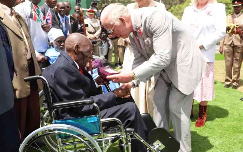King Charles III privately meets the families of freedom fighters