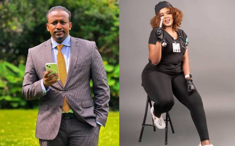 "Ni lini nilishawai kukatia?" Jimal Roho Safi denies sliding into Nurse Judy's DMs