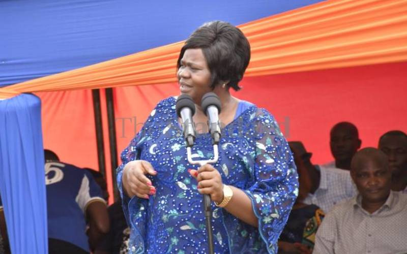 Governor Wanga moves her ministers to improve delivery