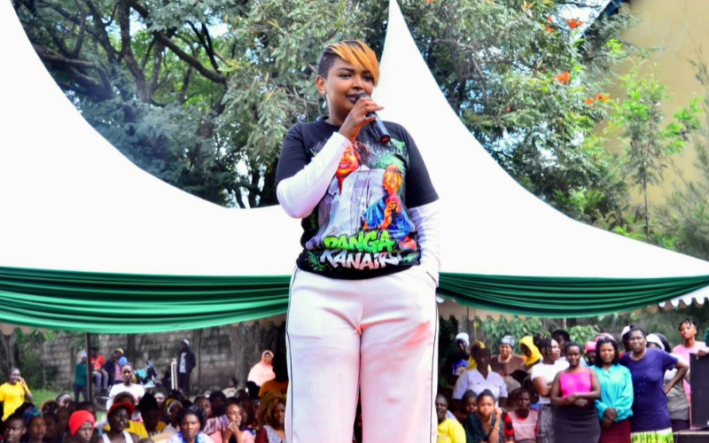 Karen Nyamu blames the devil for foul remarks on female student visiting Senate
