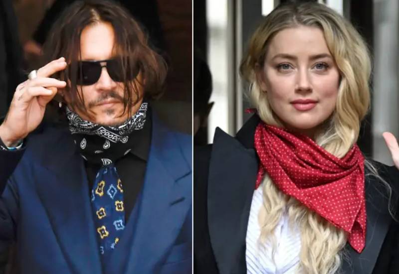 Amber Heard copying Johnny Depp looks at ongoing trial