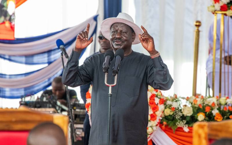 Raila tells ODM leaders to stop in-fighting, premature campaigns