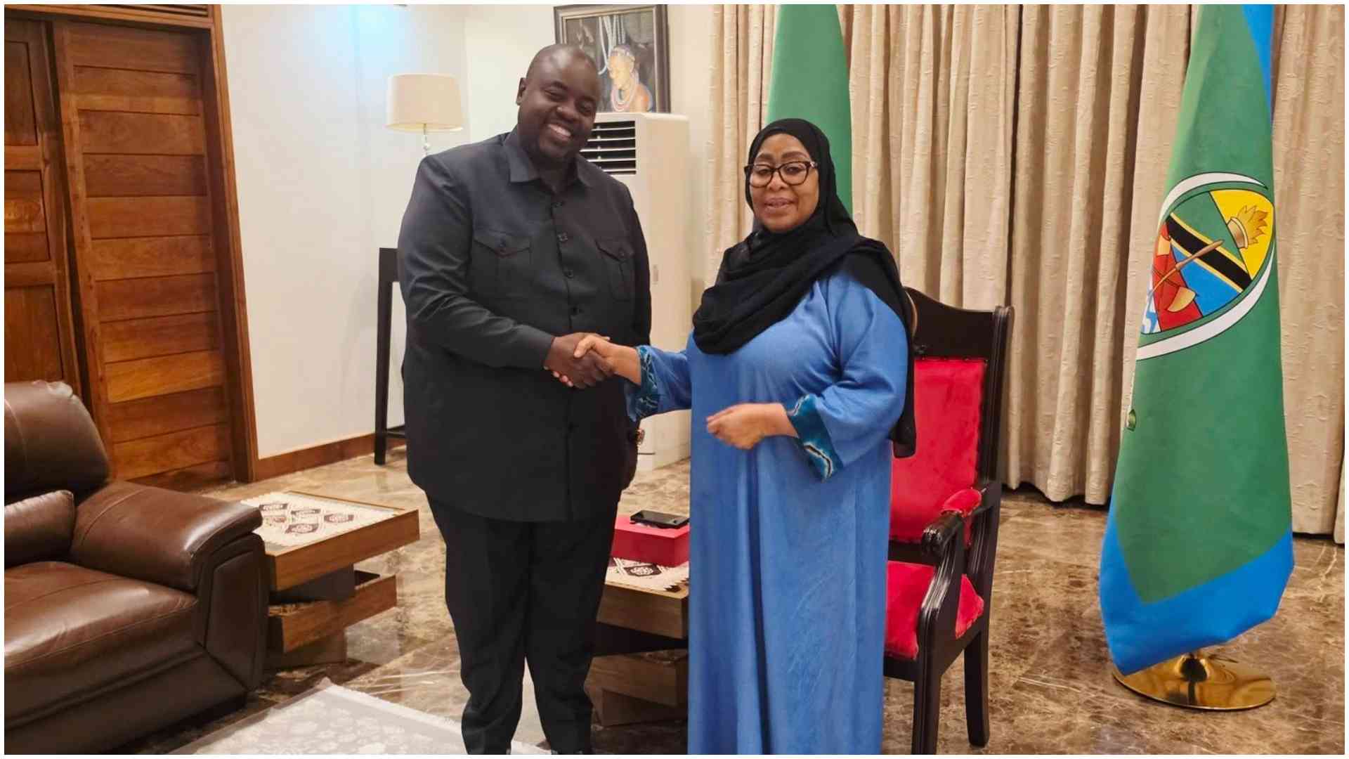 Controversial tycoon Wicknell Chivayo unveils Sh25.8 Billion Tanzania investment after meeting president Samia