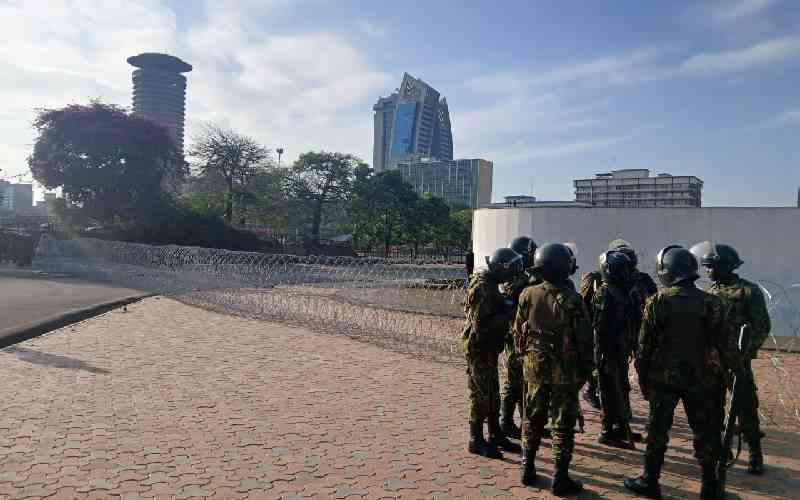 State sued over razor wire barricade and a missing blogger