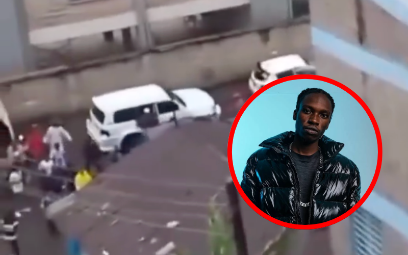 VIDEO: Rapper Toxic Lyrikali attacked, car vandalised in heated Kiamaiko drama