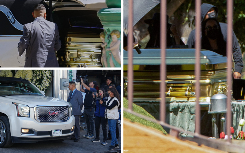 PHOTOS: Mexican cartel king El Mencho buried in gold coffin under heavy security