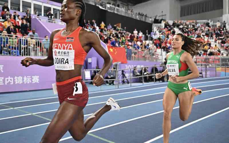 Kenyan stars struggle at World Indoor in Nanjing