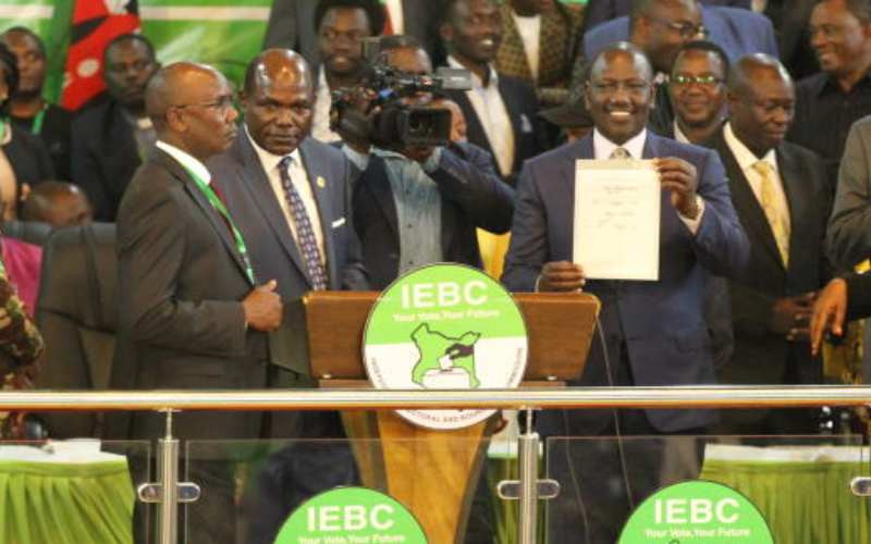 Chebukati : Four dissenting commissioners tried to force a run-off
