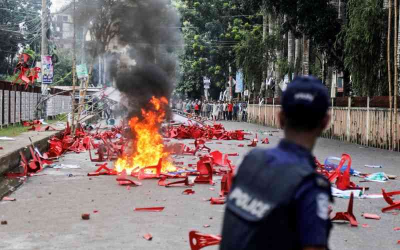 Three killed in Bangladesh after clashes in Hasina's hometown
