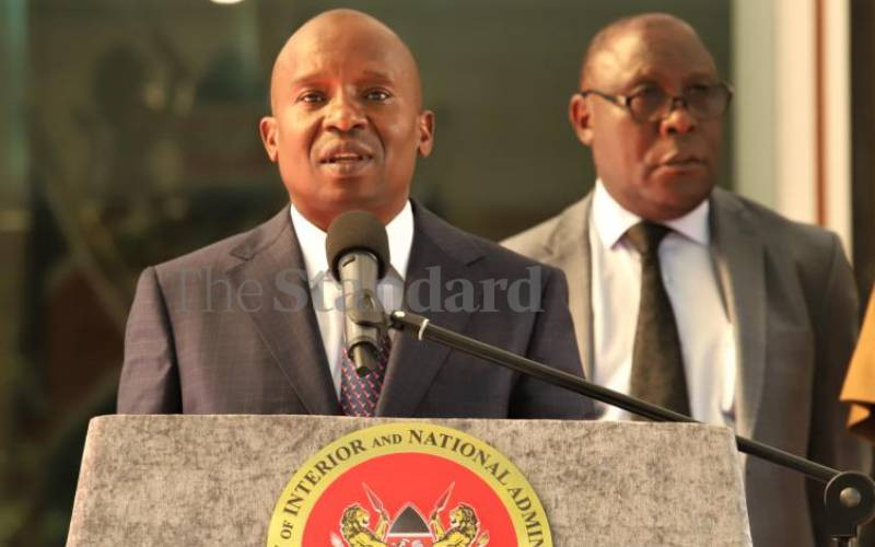 Squatters want Kindiki to probe police over seized property
