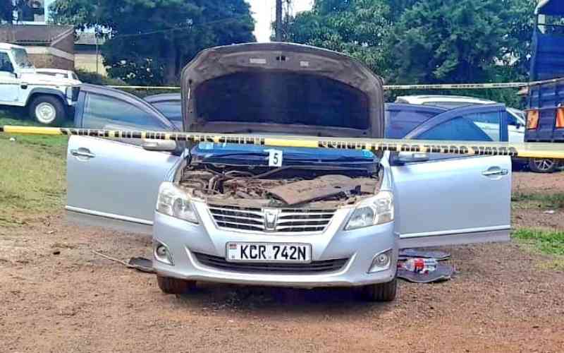 Vehicle linked to abduction of  blogger Sniper recovered in Meru