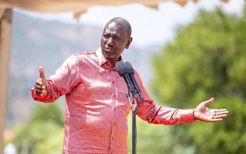 Ruto vows to disarm criminals, restore peace in Rift Valley