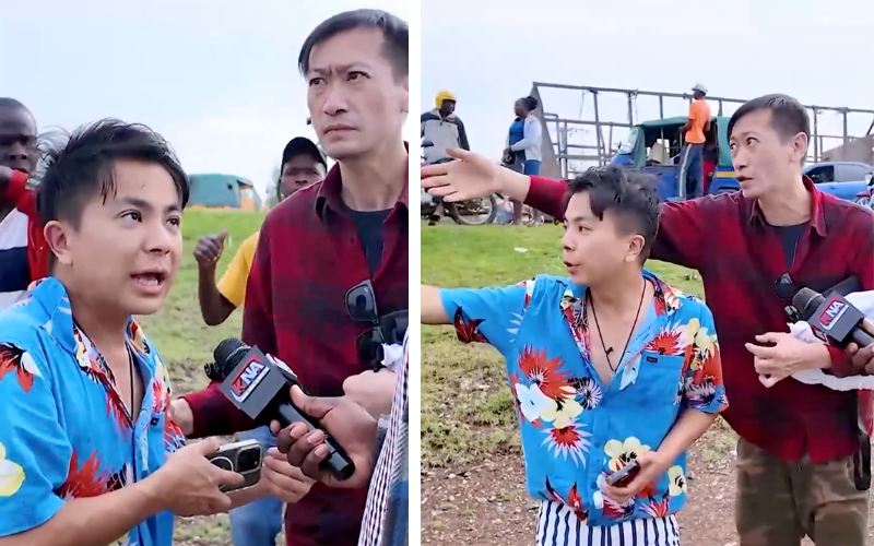 VIDEO: Taiwanese tourists allegedly roughed up after car accident in Kenya