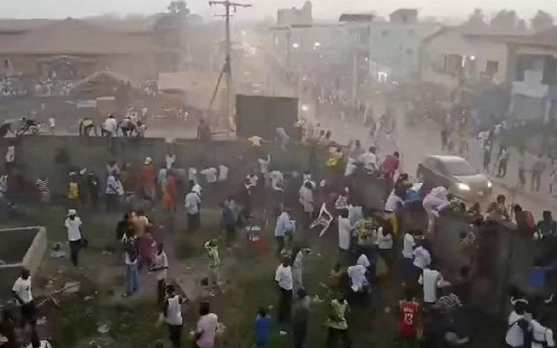 Stampede kills at least 56 at Guinea football match