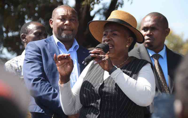 Wavinya wants police to arrest arsonists who burnt Machakos market
