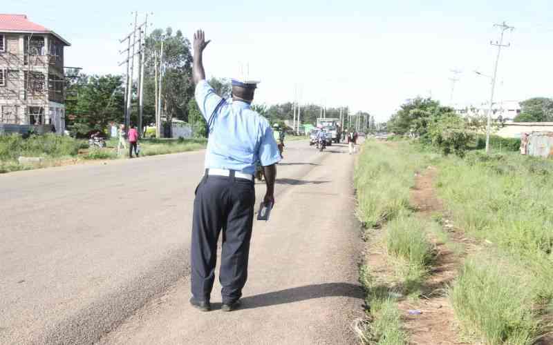 Motorist assaults traffic cop in Narok road rage incident