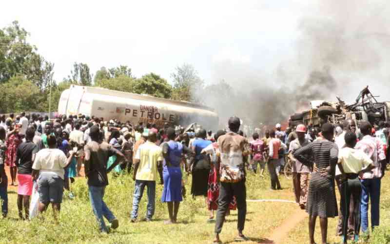 Two killed, several injured in bus and tanker accident in Busia