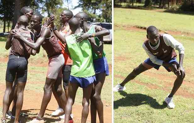 Athletes trade weapons for running shoes at Torongo camp