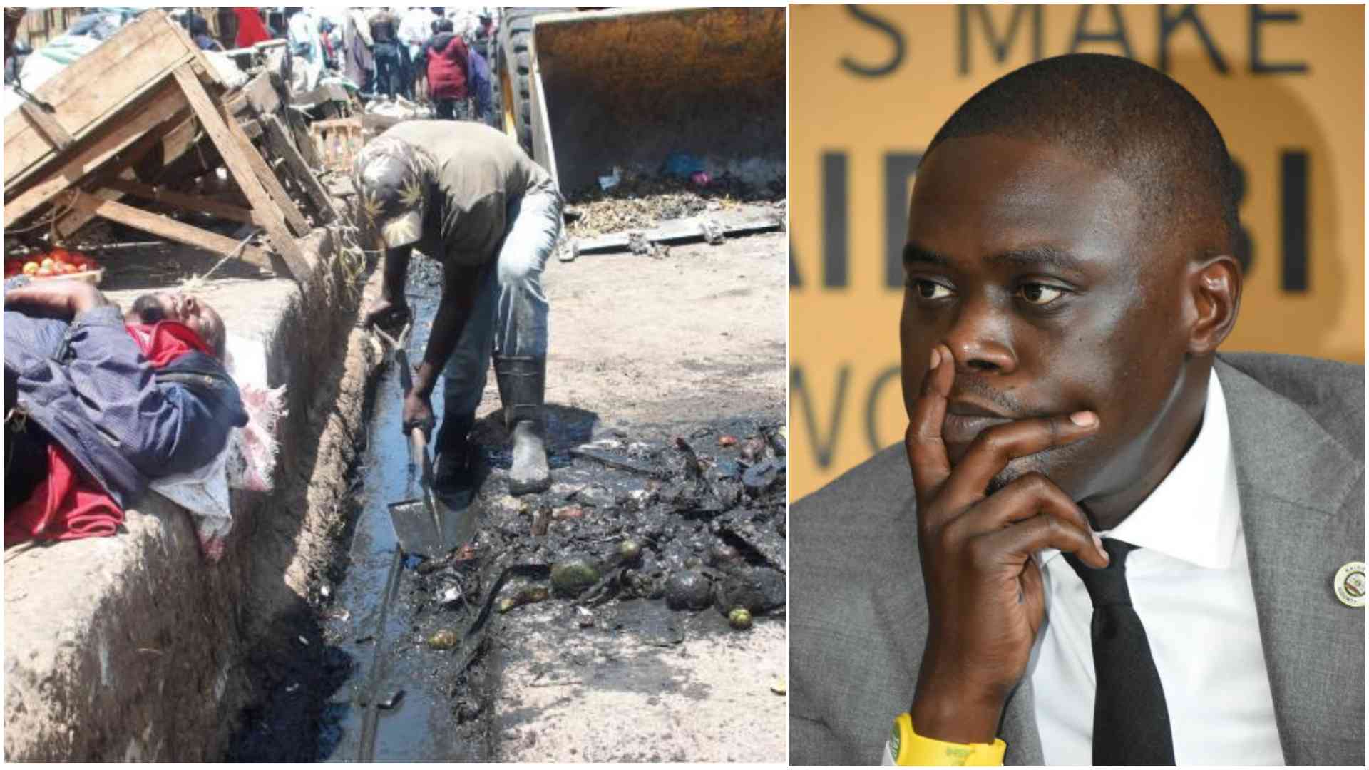 How Sakaja's Sh100 million Nairobi hawker's stalls were turned into toilets