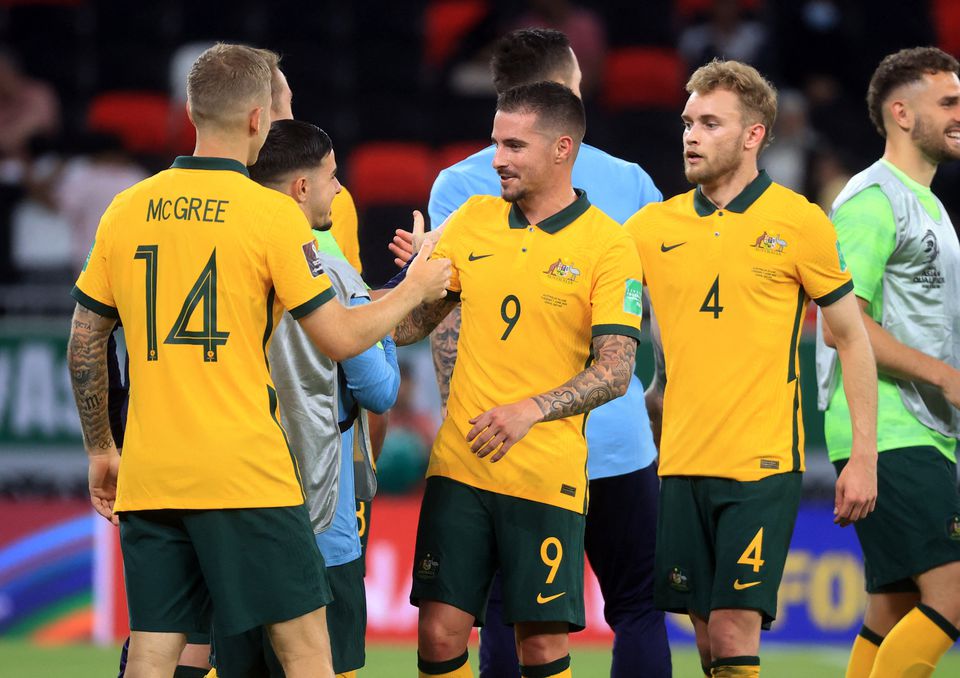 Late deflected strike keeps Australian World Cup hopes alive
