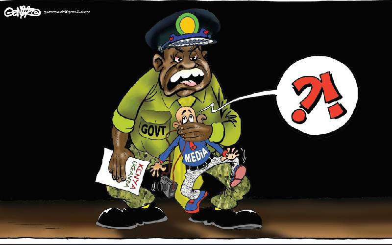 Media under siege...