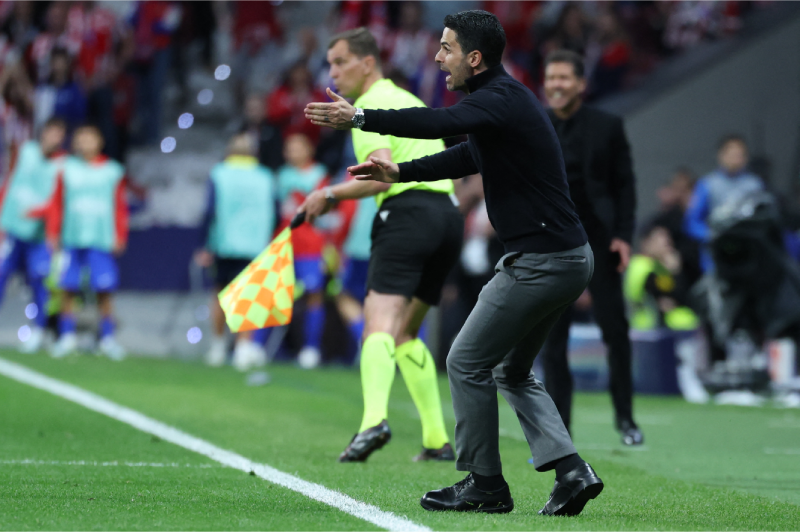 Arsenal boss Arteta livid over Eze penalty review in Atletico draw