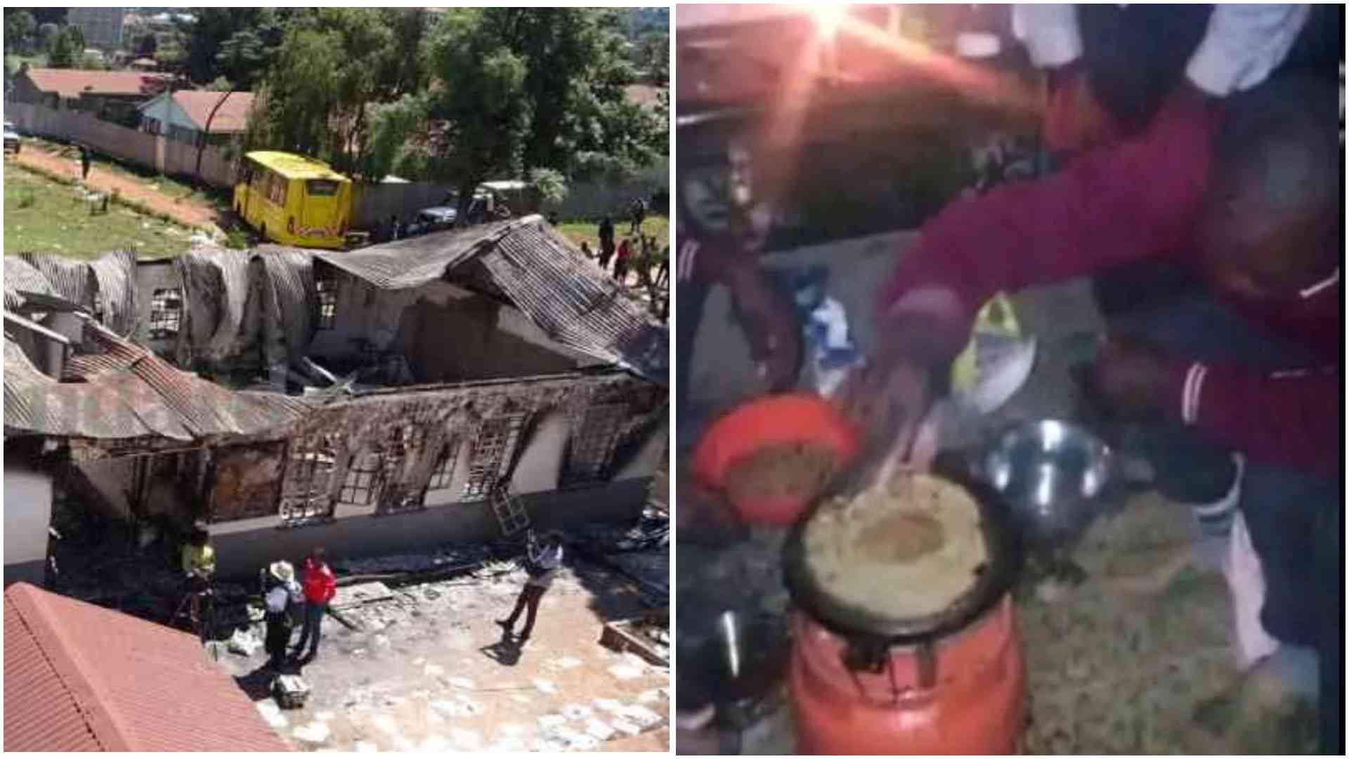 Litein Boys High School: Students drive school bus, ride cow, make chapatis during strike
