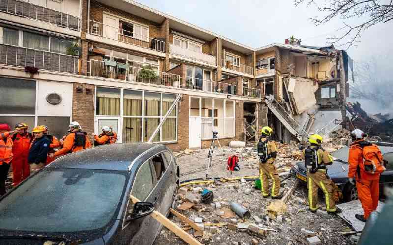 Apartment block in The Hague collapses after explosion