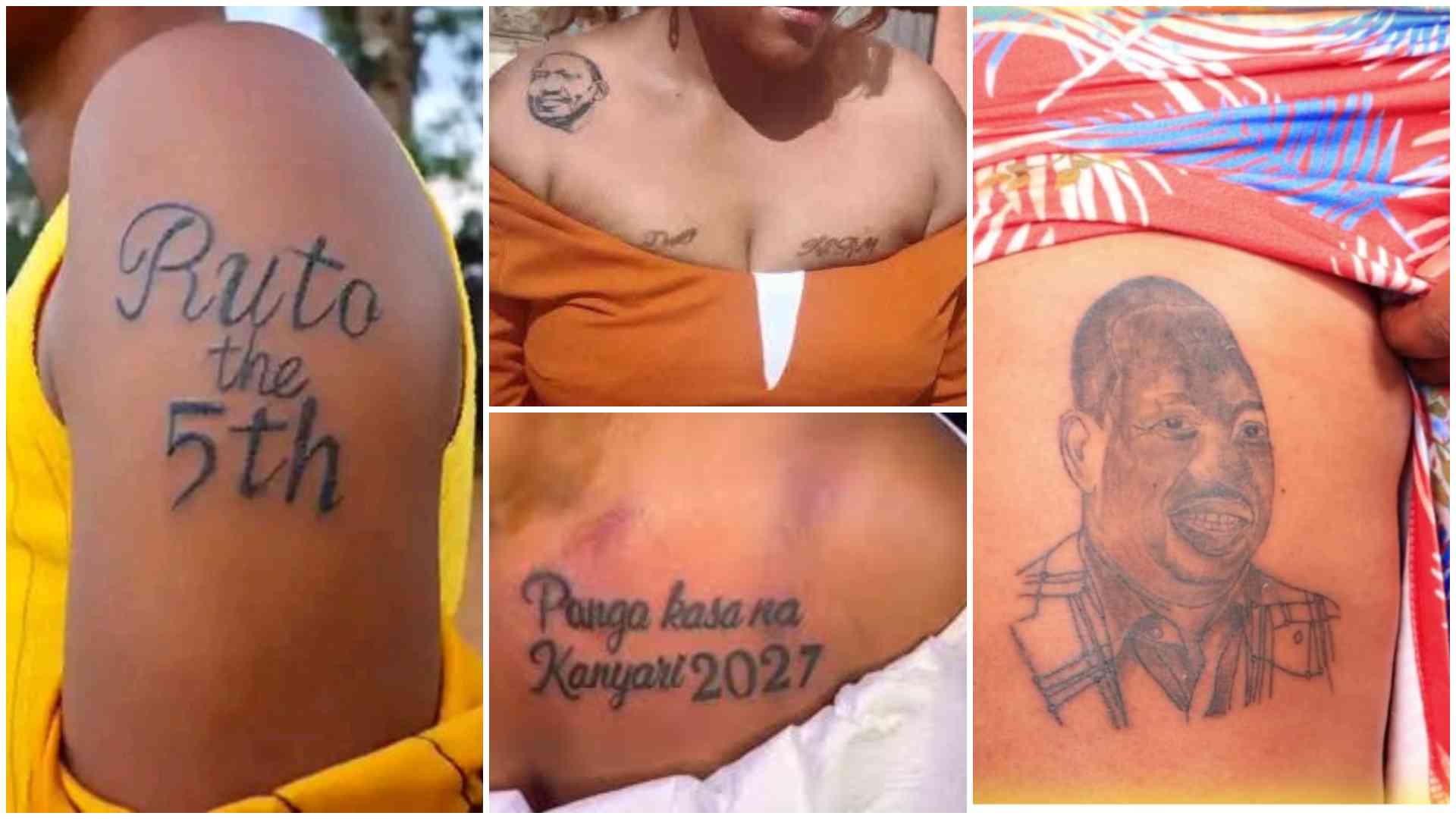 How tattoos of politicians are becoming the new form of political expression
