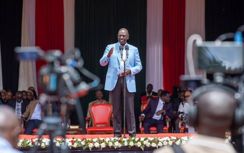 I will not kneel before Gachagua, Ruto says