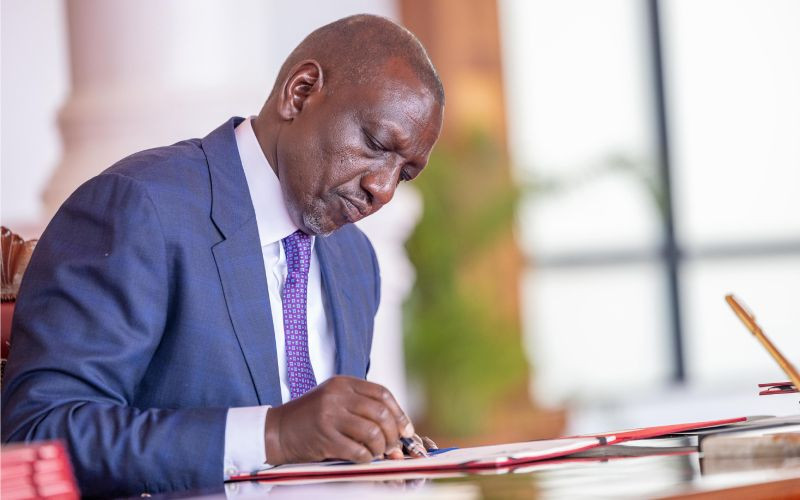 Ruto signs Finance Bill 2025 into law