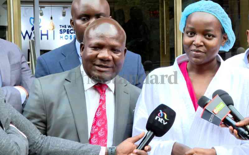 Woman reunites with baby after well-wishers pay hospital bill