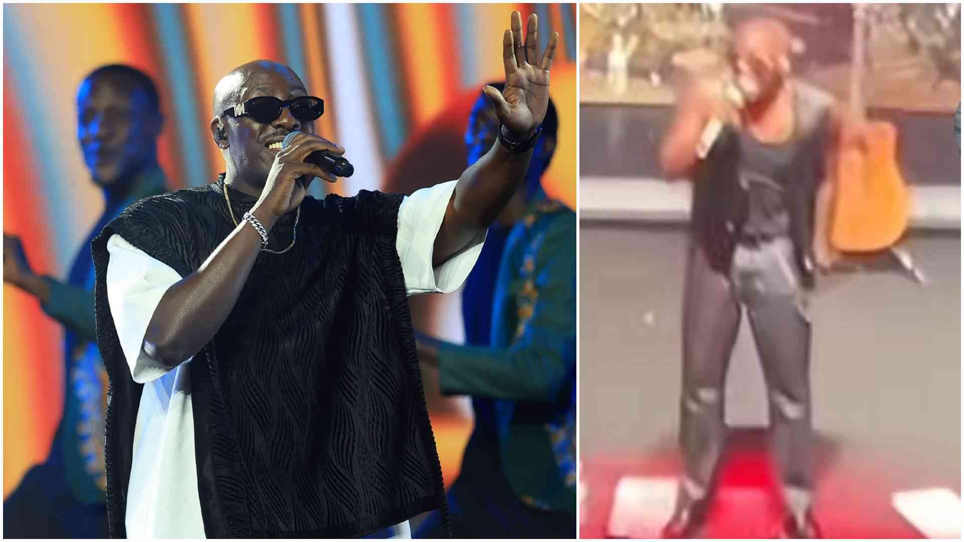 Video: Bien leads concert goers in 'Ruto must go' chants during US tour