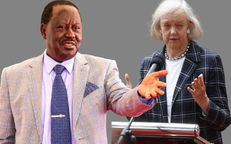 Raila's swipe at US envoy betrays his love-hate ties with Washington