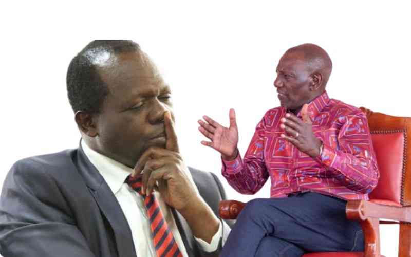 You need honest friends! Ruto tells Tuju