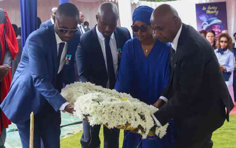 Moi daughter laid to rest, family eulogises her as generous and charming